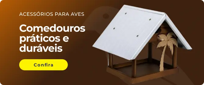 Comedouros pr&aacute;ticos e dur&aacute;veis