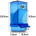 Alimentador Torre Transparente de Acrílico para Pássaros - 18 cm
