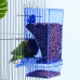 Alimentador Torre Transparente de Acrílico para Pássaros - 18 cm